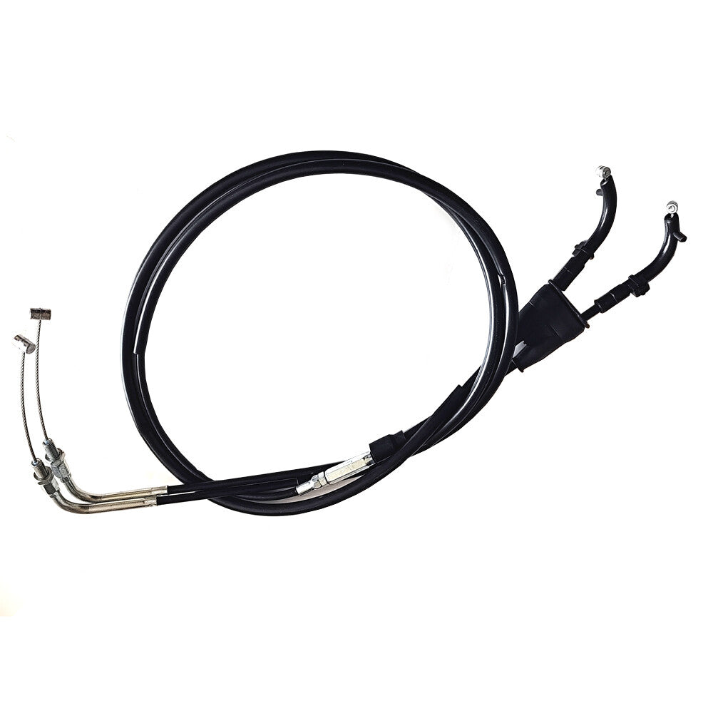 Black Motorcycle Throttle Cable Wires Left Right for Yamaha MT09 FZ09 2014-2018