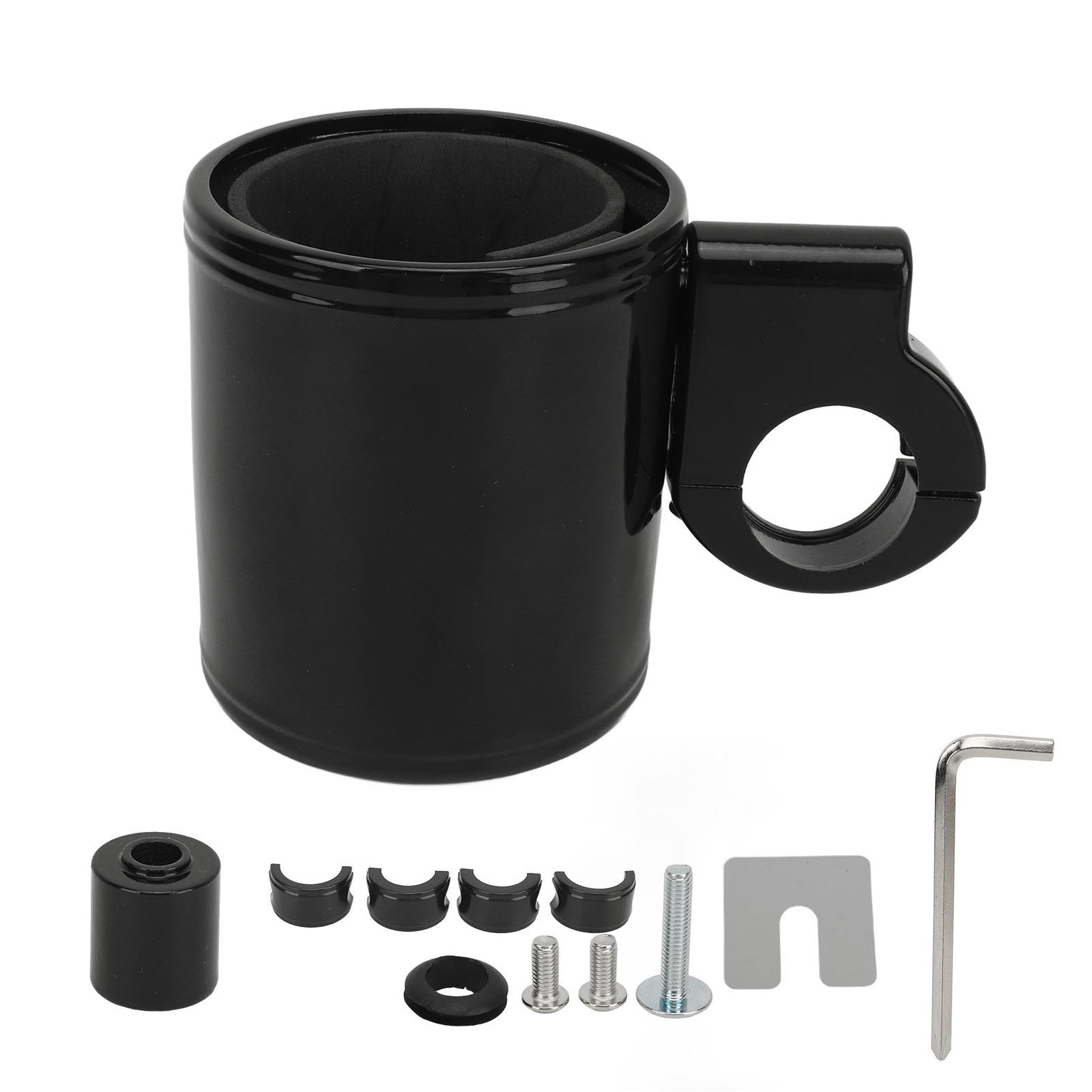 Handlebar Cup Holder Motorcycle Handlebar Cup Holder Aluminium Alloy Adjustable Q