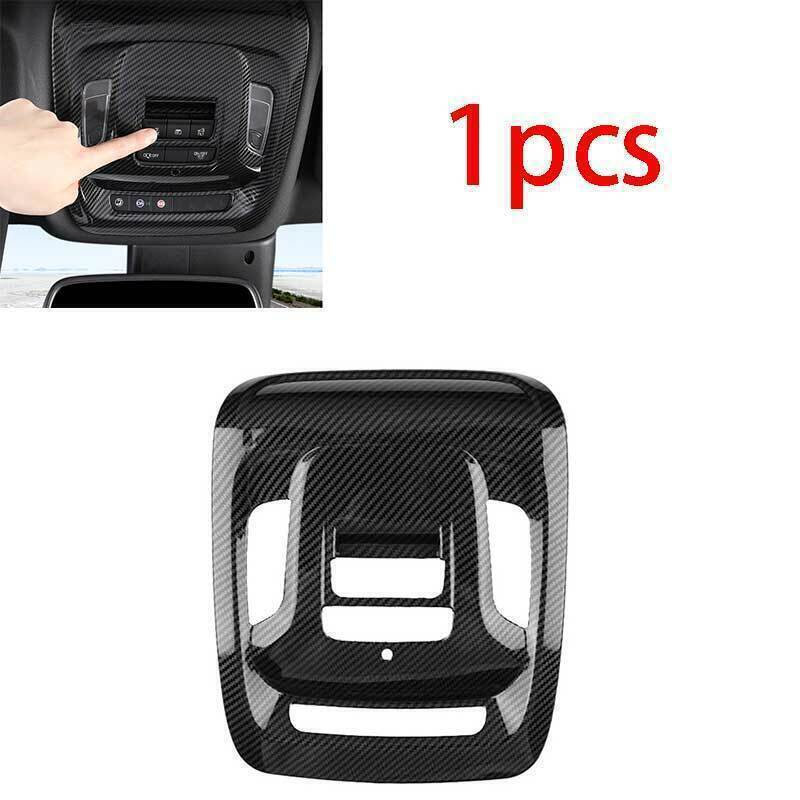 Front Reading Light Cover Trim Carbon Fiber Style Fit for Cadillac CT5 2020-2024