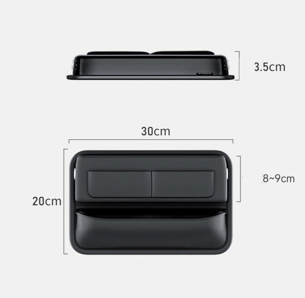 1x Car Console Side Phone Holder for Seat Gap Filler Storage Organizer For Front Sit n