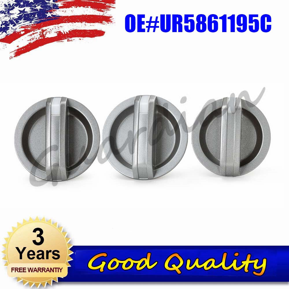 3x New A/C Control Knob UR5861195C For PK Ranger 2009¨C2011 PJ Ranger 2006¨C2008
