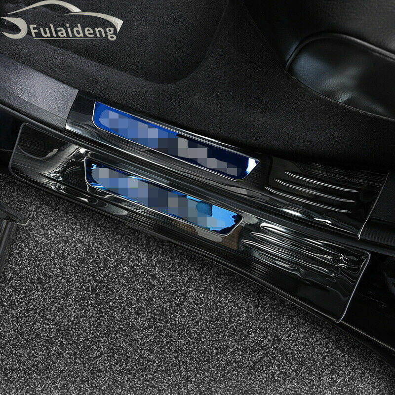 for Honda CR-V CRV 2017-2022 Black Car Door Sill Scuff Plate Guard Pedal Cover