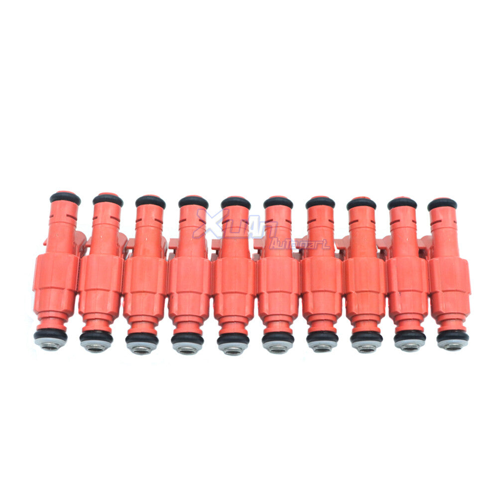 0280155917 10 fuel injectors for Ford F250 F350 F450 F550 6.8L V10 2000 - 2004