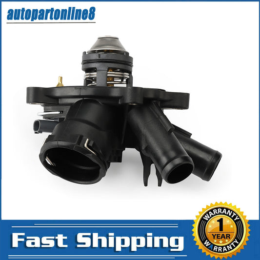 The new thermostat housing is compatible with for Mercedes-Benz SLK250 1.8L C250 1.8L A2712000315 Q