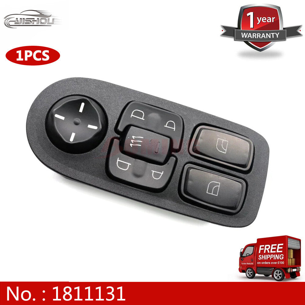 1811131 Power window switch suitable for DAF CF65 CF75 CF85 XF95 XF105 176600 1669884