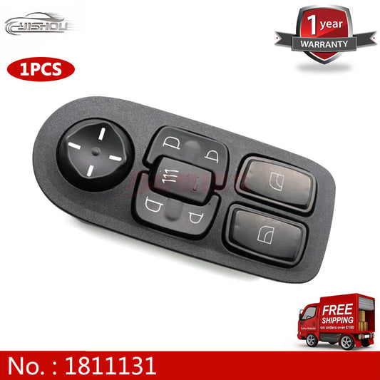 1811131 Power window switch suitable for DAF CF65 CF75 CF85 XF95 XF105 176600 1669884