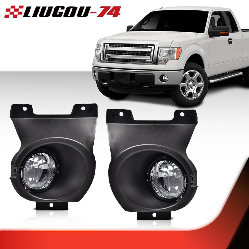 Fits 11 - 14 for bumper fog lights driving lights with switch/bracket 2 pcs - v