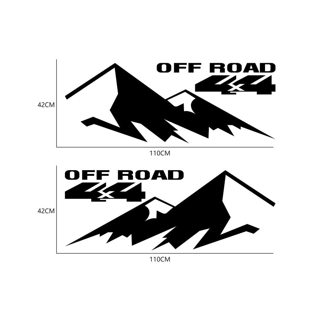 Removable Car Stickers PVC Graphics Auto Body Decals Exterior Decoration Trim