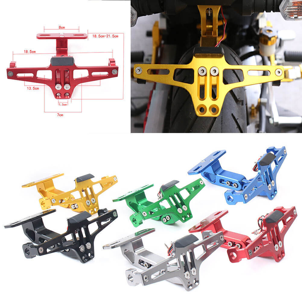 License Number Plate Holder Tail Tidy Bracket Fit for Honda fit for Suzuki fit for Ducati 6C