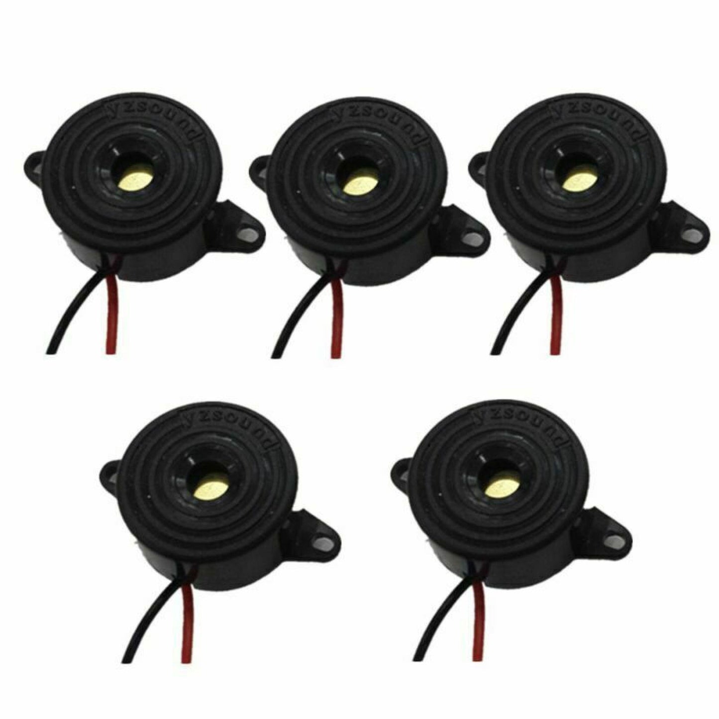 22mm Black Piezo Electronic Tone Buzzer Alarm Continuous Beep DB Piezoelectric
