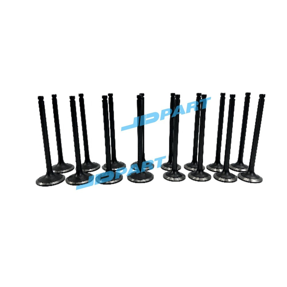 16-piece V4300 intake and exhaust valve parts for engines.