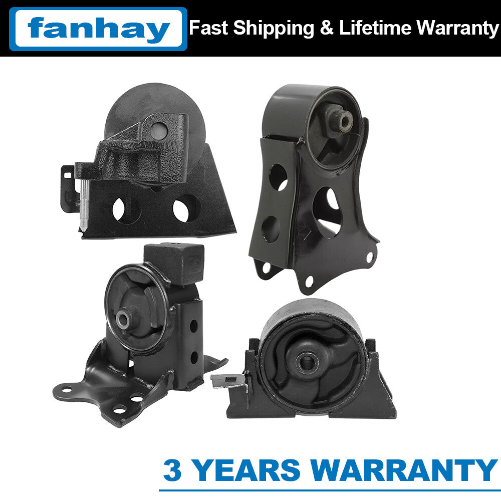 4X A7333 A7335 A7344 for Nissan X-trail 2002-2007 New Engine Motor Trans Mount