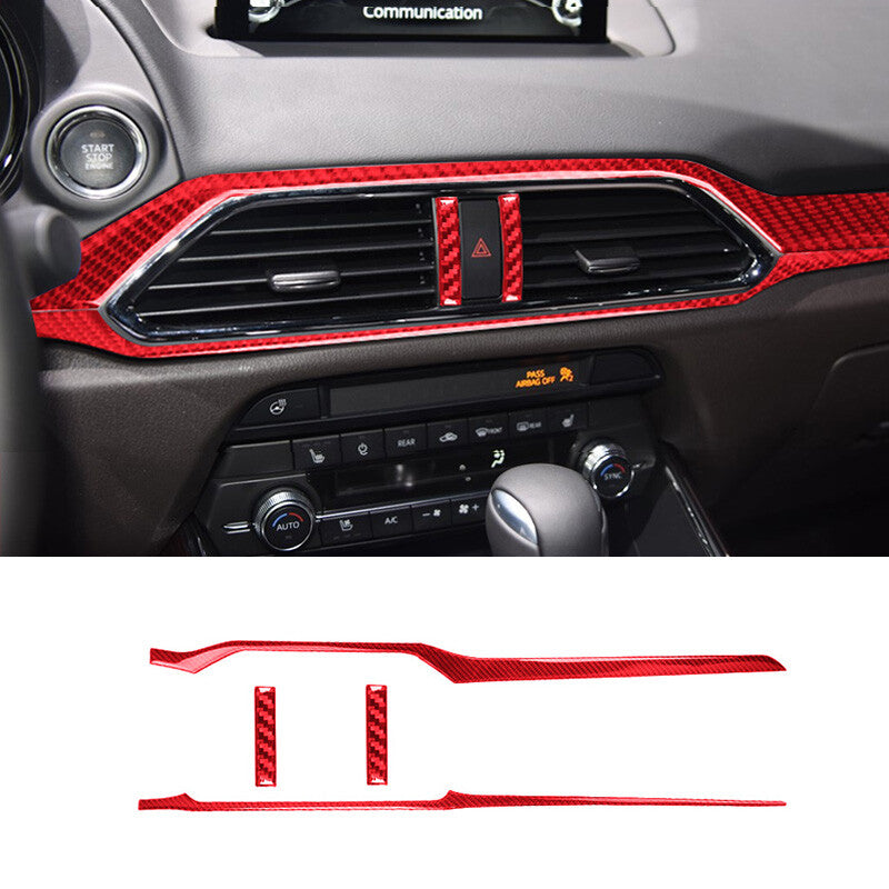 Red Gear Shift Knob Decoratiove Sticker Cover Trim For W204 W212 v