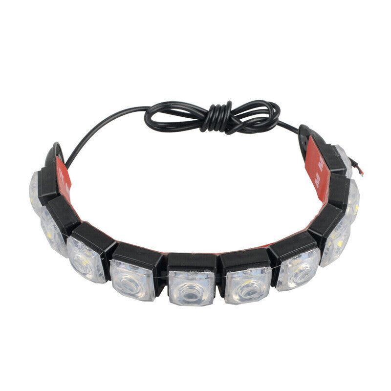 12V 10 LED Daytime Running Light DRL Car Fog Day Driving Lamp Lights 2PCS US Set v