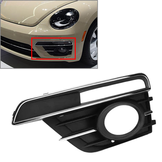 Front Bumper Fog Light Lamp Grill Bezel Cover for VW Beetle 2016-2019 Left