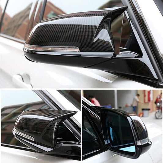 Black replacement mirror protective cover for 2014-2018 M F87 M2- v