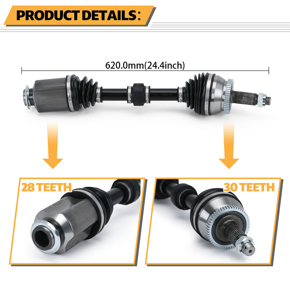 Right Passenger Outer Axle Shaft 49501-C5480 For 2019-2020 for KIA Sorento 3.3L