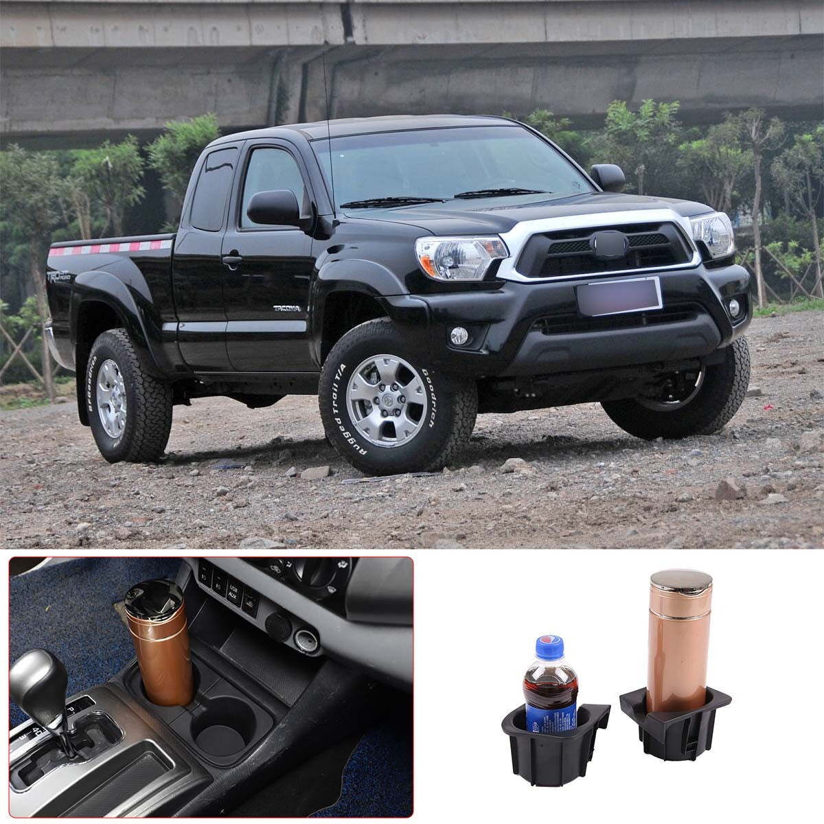 2PCS Carbon Fiber Car Side Fender Vent Air Wing Cover Exterior Trim Accessories- v
