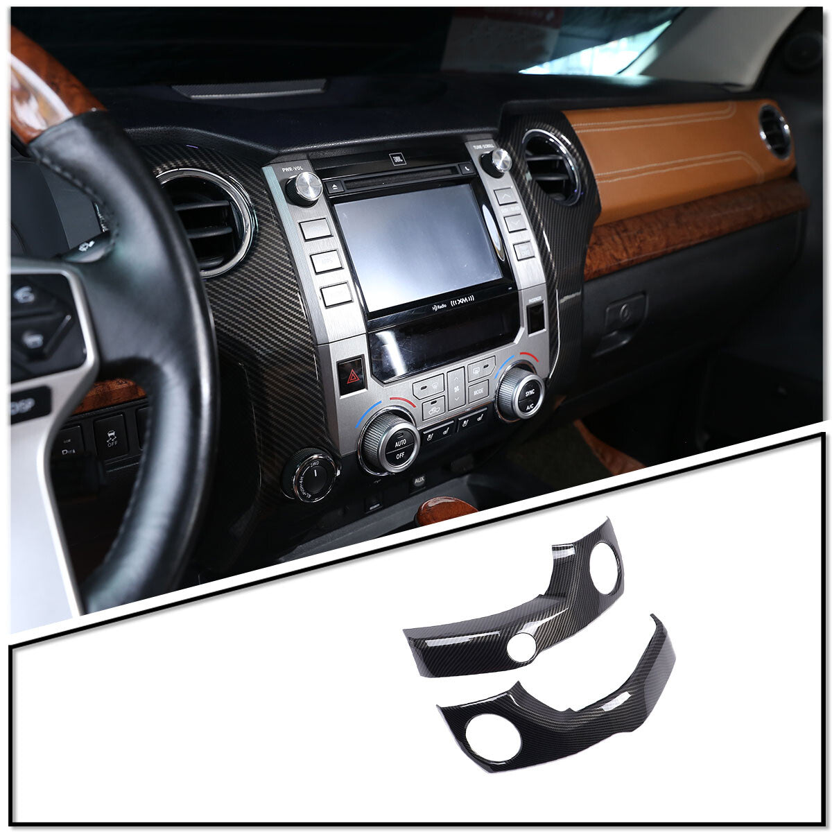 ABS Silver Front Fog Lamp Trim Cover for Eclipse 2006 - 2011- v