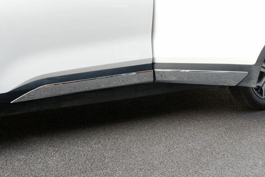 Steel Piano Black Lower Window Sill Molding Strip Trim for Honda for Civic 2016-2020 v