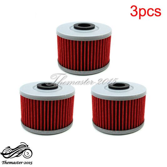 3 Oil Filter for HONDA CB300F GB400F CBR300R CBR250R CBX250 ATC250ES NX250 NX650 Q