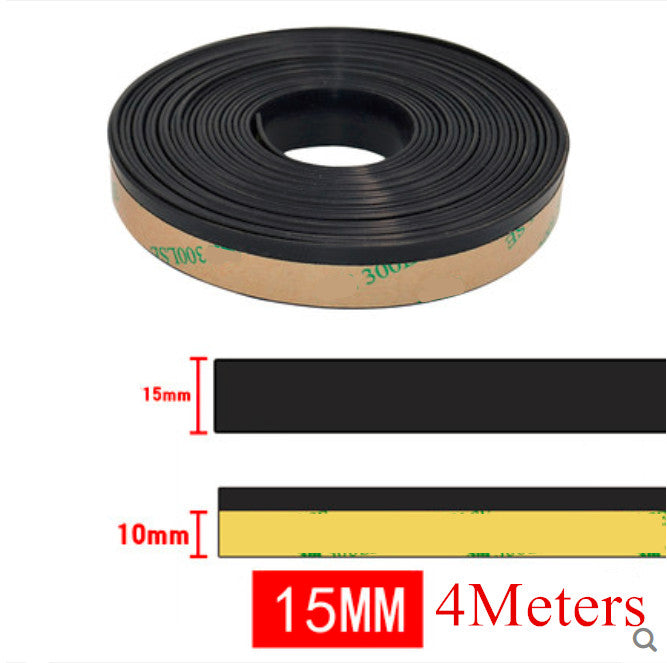 4M Rubber Seal Strip Car Front/Rear/Side Window Trim Edge Moulding Weatherstrip