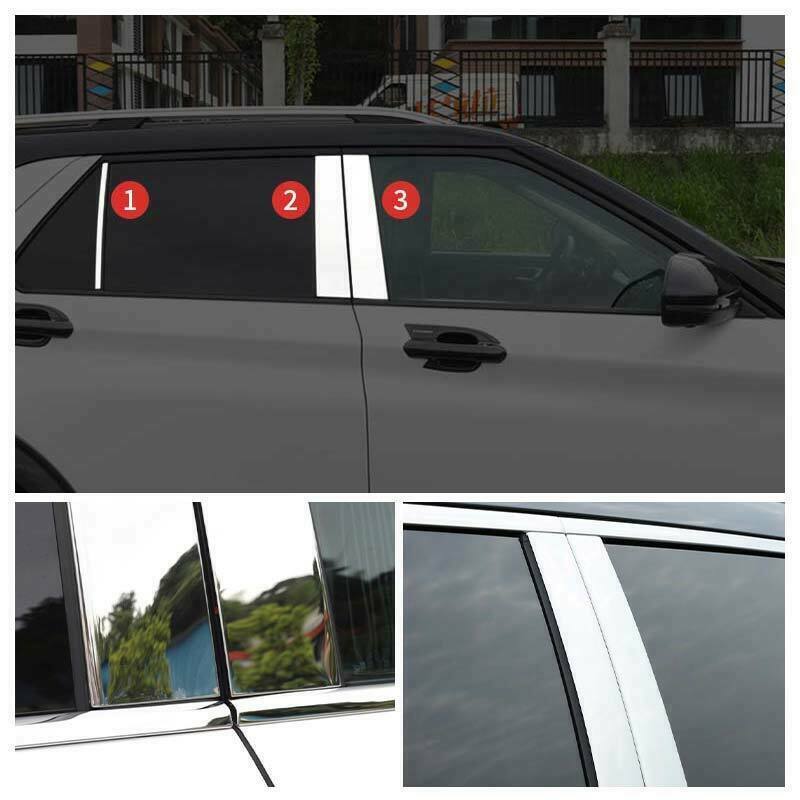 4P Carbon Fiber Car Interior Door Handle Cover Trim for Audi Q5 2018 - 2020 - 2021