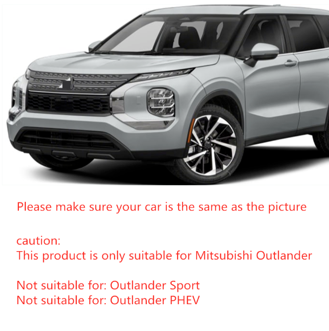 Silver Side Door Body Protector Chrome Covers for Mitsubishi Outlander 2022-2023
