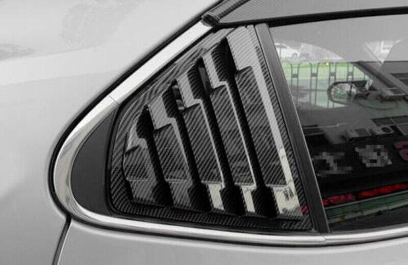 for Toyota for Camry 2018-2023 Carbon Print Side Window Louver Shutter Cover Trim 2X