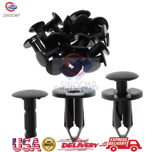 40X/Set Auto Push Retainer Pin Body Bumper Rivet Trim Moulding Clip Parts Kit