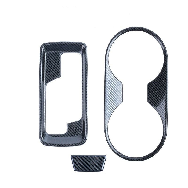 Carbon Fiber Interior Gear Shift Frame Cover Trim for Nissan Murano 2015-2020