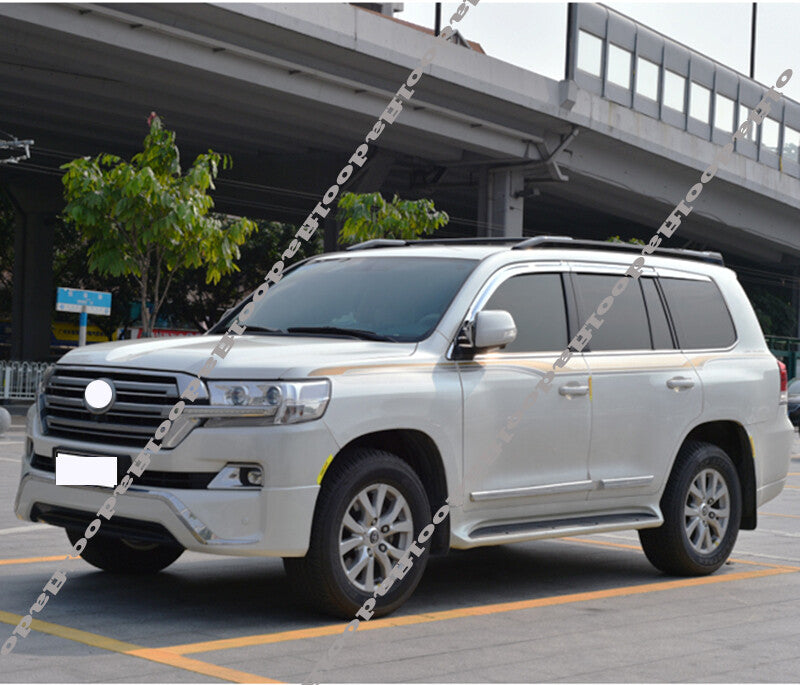 for Toyota for Land Cruiser 2008-2021 Chrome Window Visor Vent Sun Shade Rain Guard