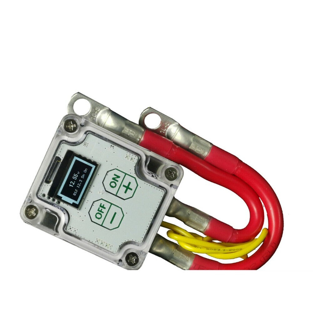 Car Battery Isolator Disconnect Cut-Off Power Switch Wireless-Remote Waterproof. n