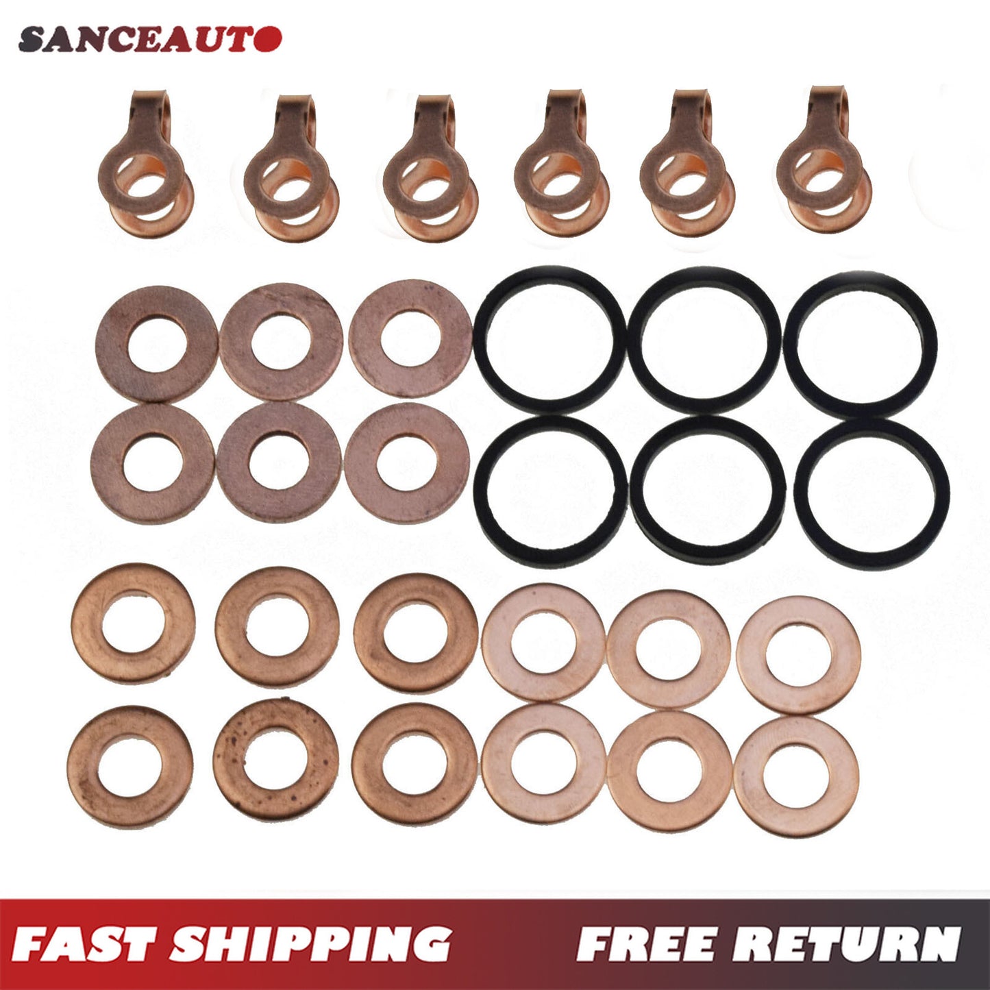 3882589 Injector Seal Copper O-Ring Mounting Kit for Dodge 5.9 89-98- n