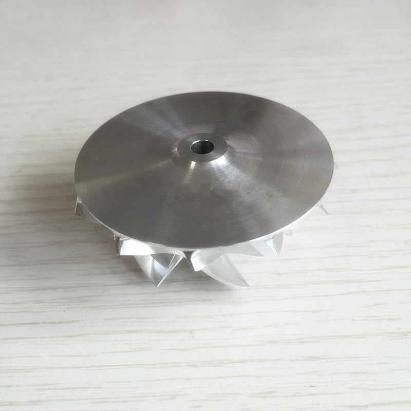 K04 37.84/50.96 mm 6+6 insert performance turbine milling/bulk compressor wheel