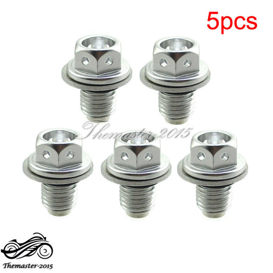Magnetic Oil Drain Bolt Plug For 50 70 90cc 110cc 125cc Dirt Pit Monkey Bike ATV Q