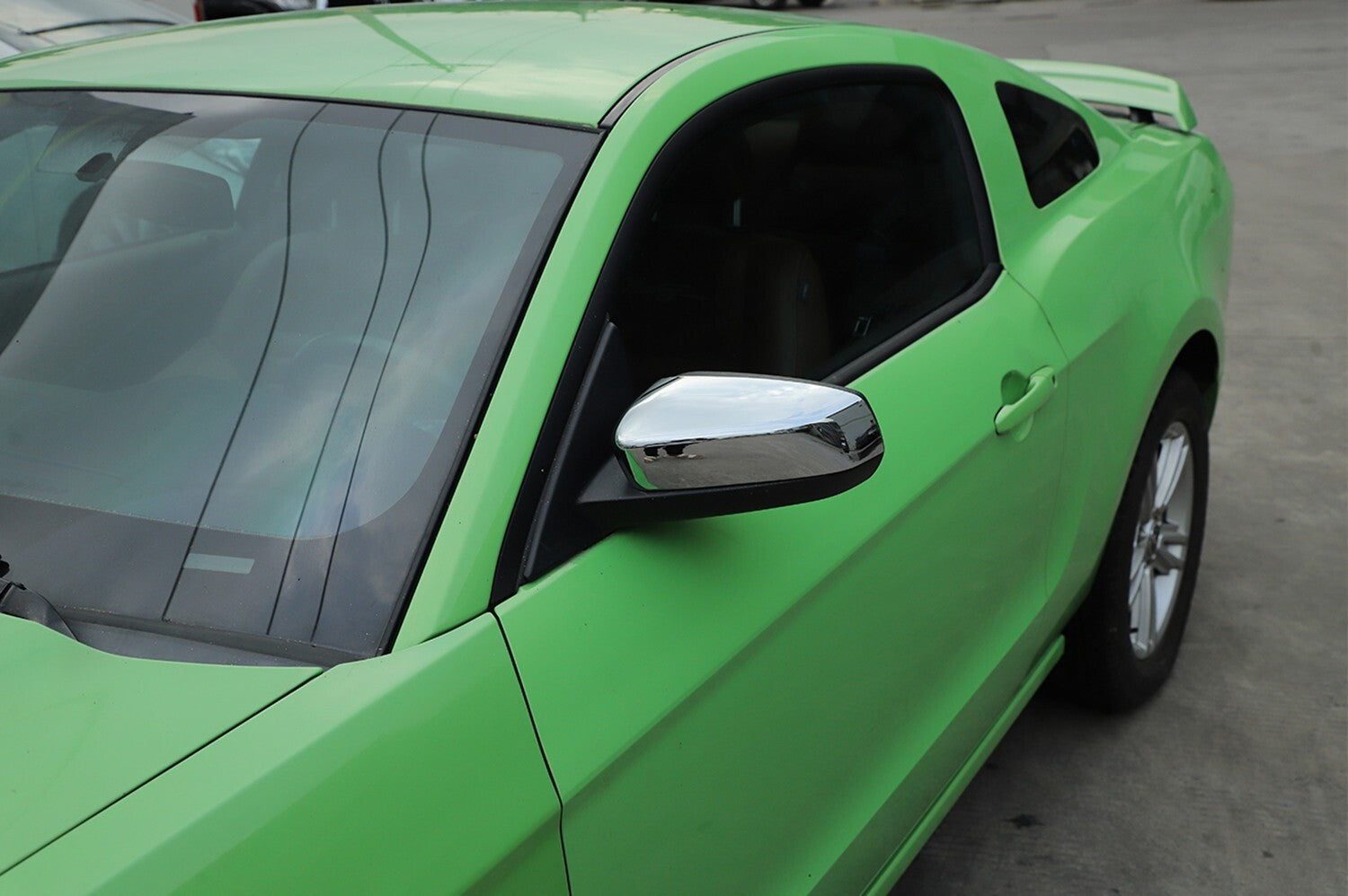 Carbon Fiber Side Door Mirror Shell Cap Cover Trim  for ford  for Mustang 2009-2013