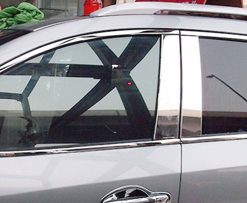 Chrome Pillar Trim for Mazda CX-5 2012-16 Door Cover Mirrored Window Post cover