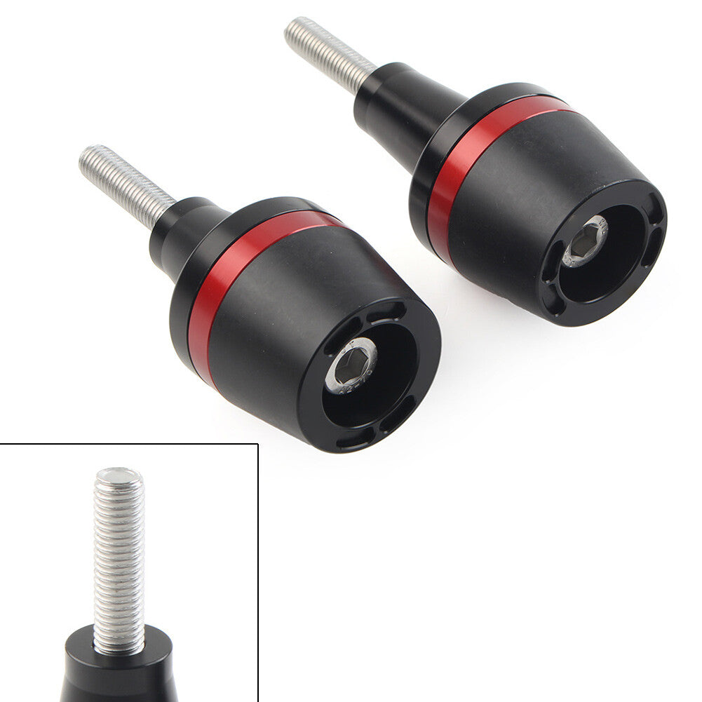 for Yamaha for Suzuki for Honda for Kawasaki Universal Frame Sliders Crash Protector Red2x