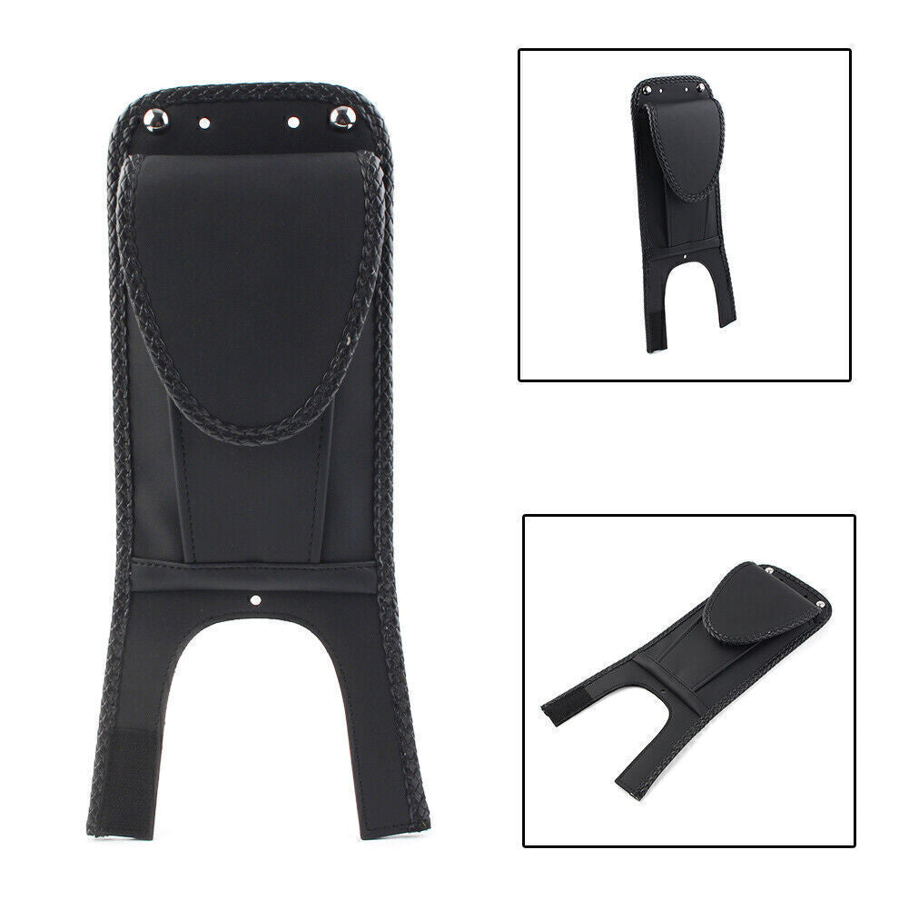 Tank Bib w/ Pouch Bag for Harley Davidson Softail Fat Boy FXST FXSTB FLST Black