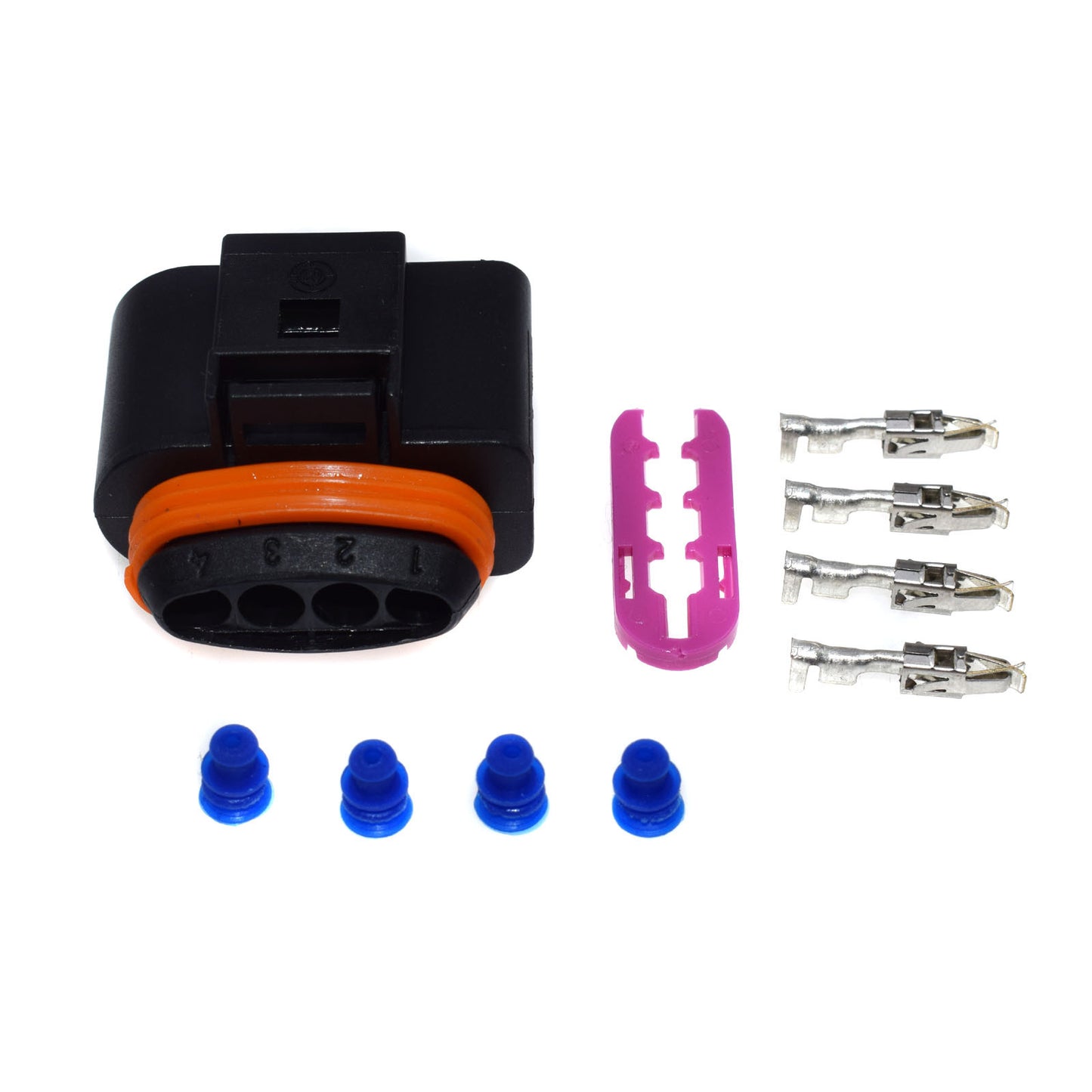 Ignition coil connector repair kit plug for Audi for A4 and for Volkswagen for Golf 1J0973724 1J0998724