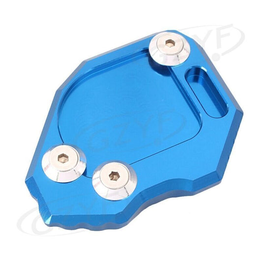 Motorcycle Foot Side Kick Stand Enlarge Plate Pad Fit for BMW F800GS 2008-2014 Blue Q