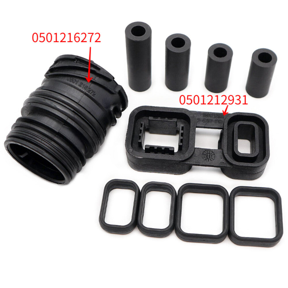 Transmission mechatronic sealing sleeve with adapter suitable for BMW E53, E60, E65, E70, E90