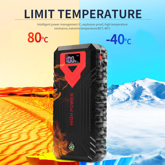 49800mAh 12V Portable Car Jump Starter Power Bank Battery Charger with USB
