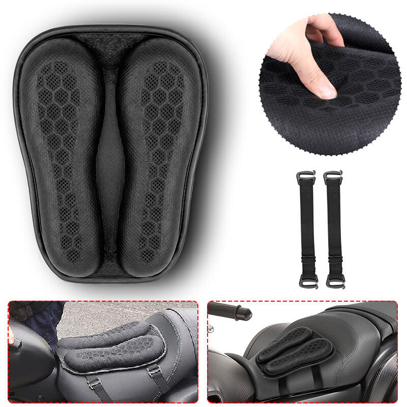 Motorcycle 3D Gel for Seat Cushion Cover Comfort Pillow Pressure Relief Air Pad