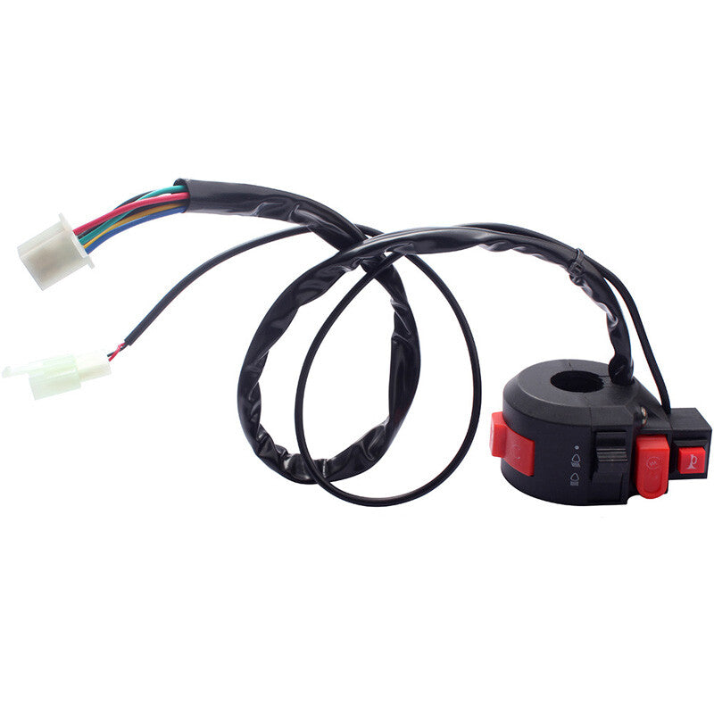 22MM 7/8 Motorbike Handlebar Control Switch w/ Turn Signal Start Horn Control v