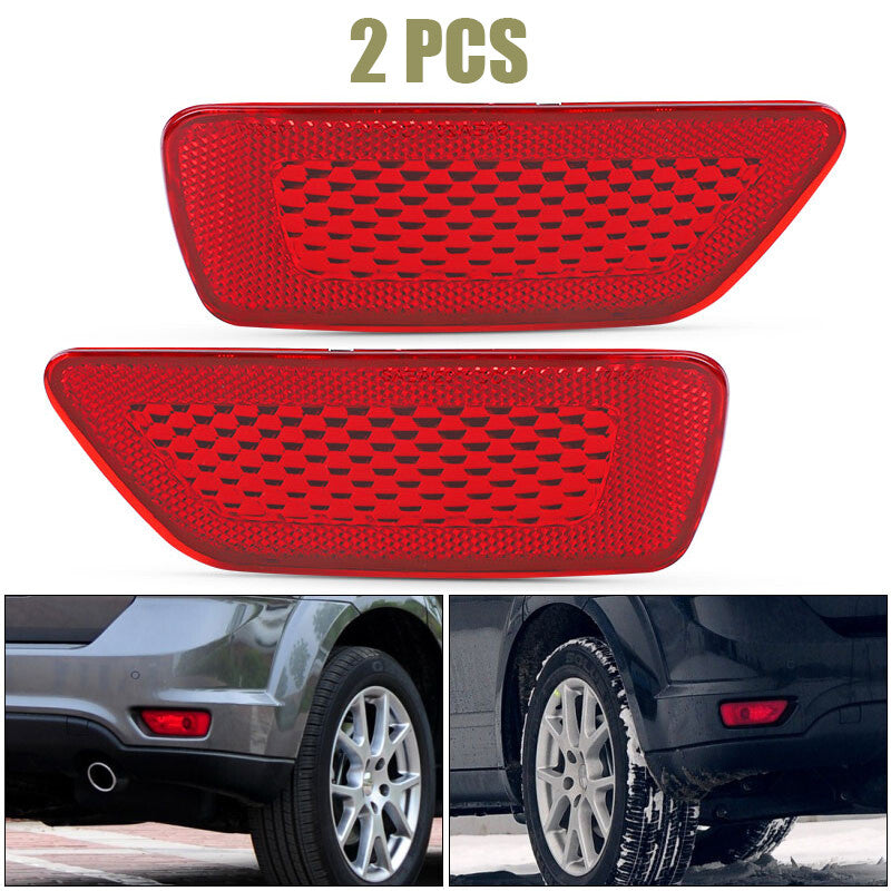 2x Rear Bumper Reflector Light Left Right Side for Jeep Compass for Dodge Journey