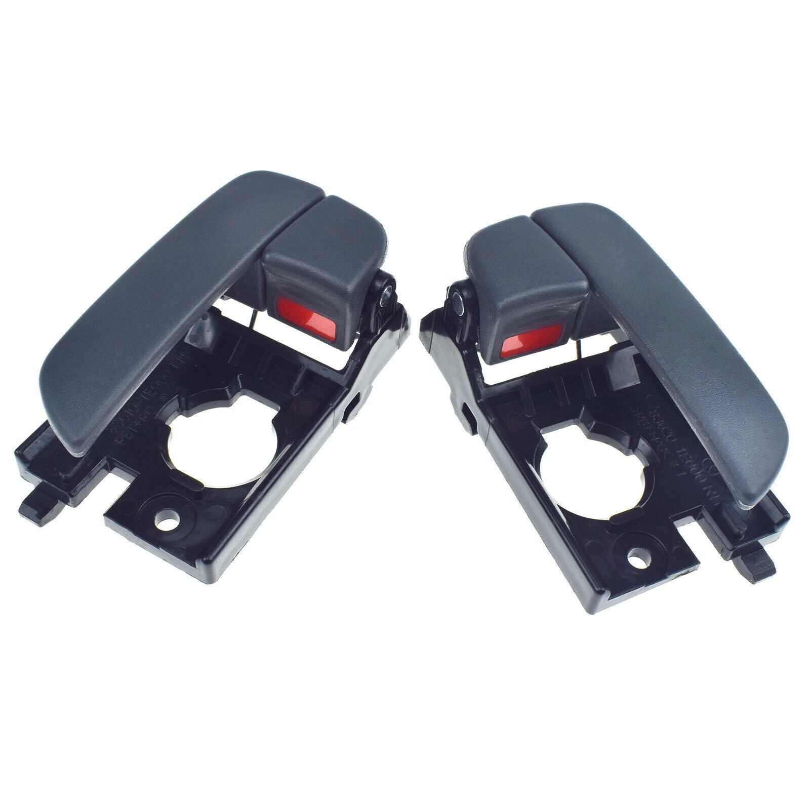 for Hyundai Accent 1.6L 2006-2011 2Pcs Interior Door Handle Gray Rear Left Right