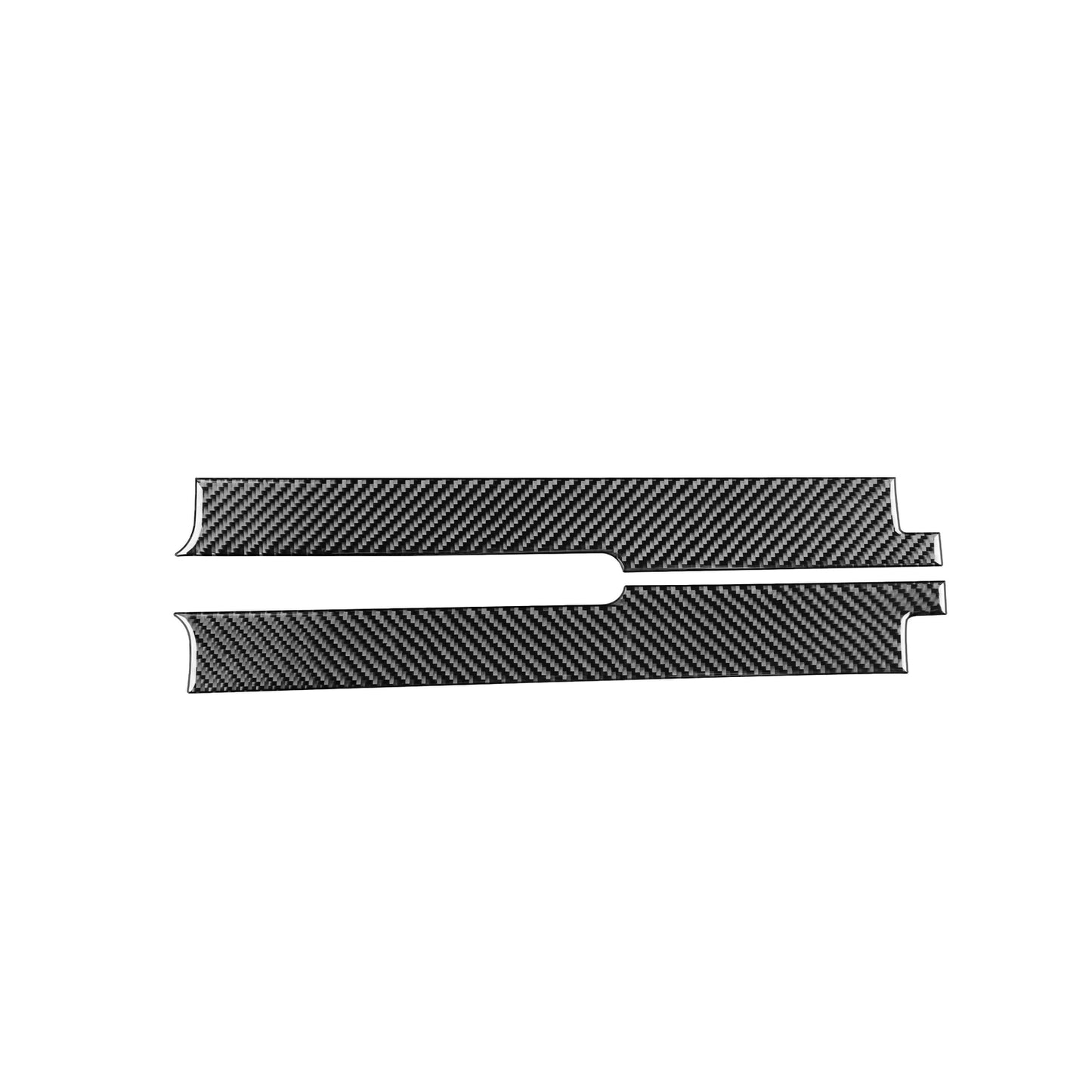 2Pcs Red Carbon Fiber Overhead Light Cover Trim For Supra A90 2019-2022 v
