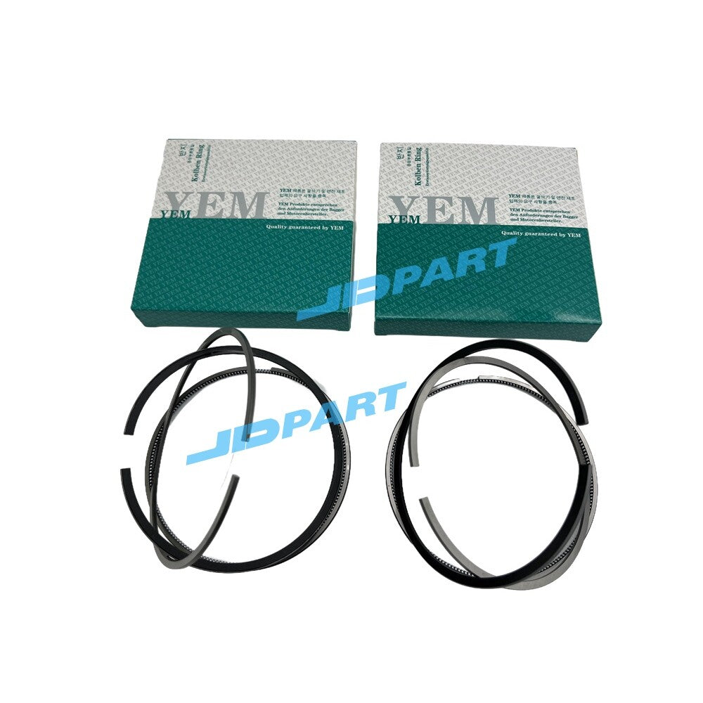 Superior quality 2-piece 2D94-2 piston ring set for diesel engine parts -